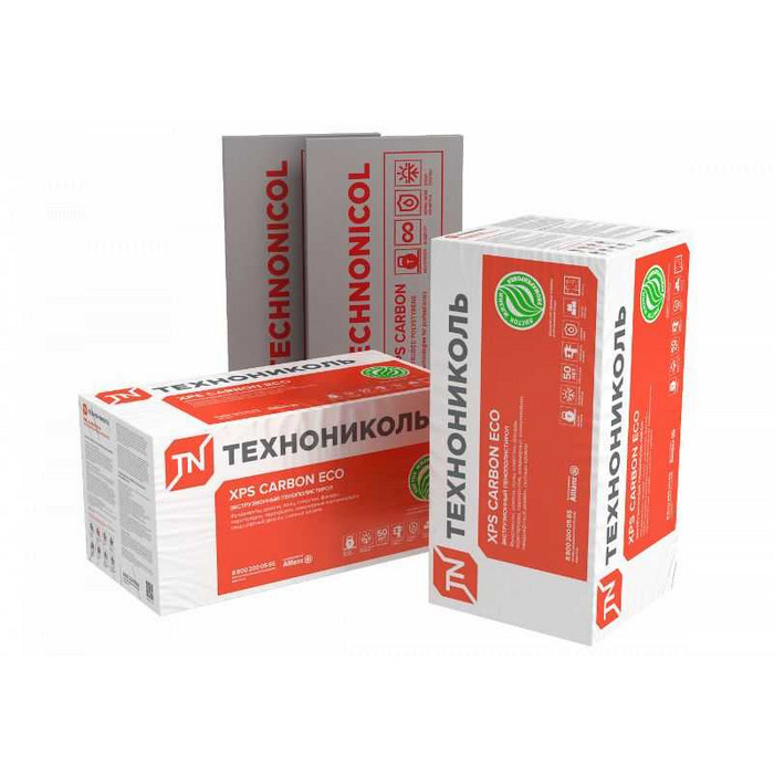 Экструдированный пенополистирол Технониколь XPS CARBON ECO 30х580х1180-L